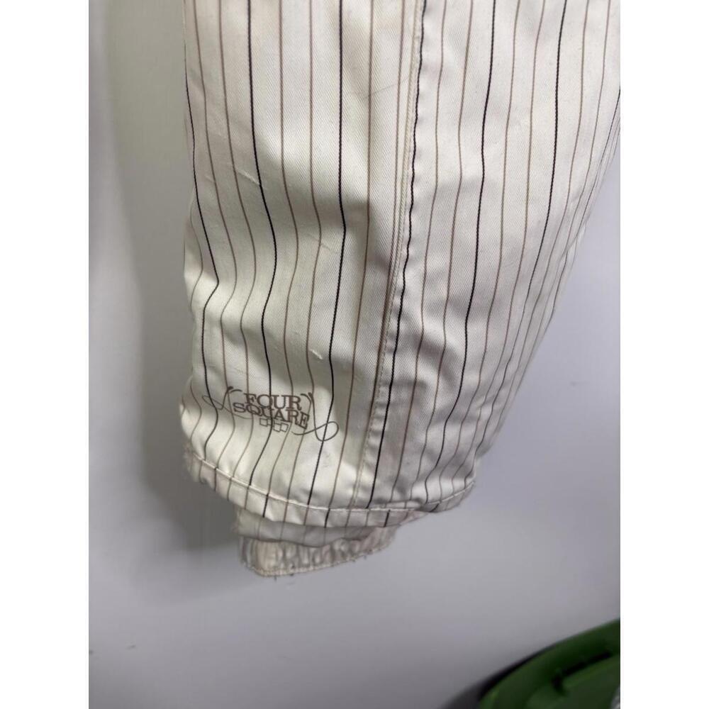 Foursquare Pants Womens Medium Fuji Pinstripe Snowboard Inseam Vents Warm - Picture 3 of 15